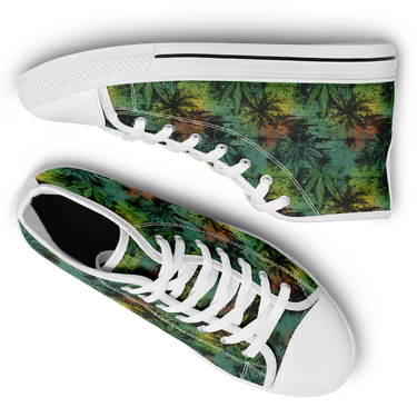 Chokefish™ Urban Peak Retro High Tops-Cannabis-006